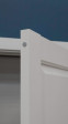 Межкомнатная дверь QD-1 ПГ Эмлайн Грей распашная двухстворчатая Quest doors