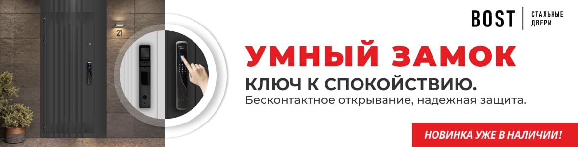 Изображение акции двери с умным замком